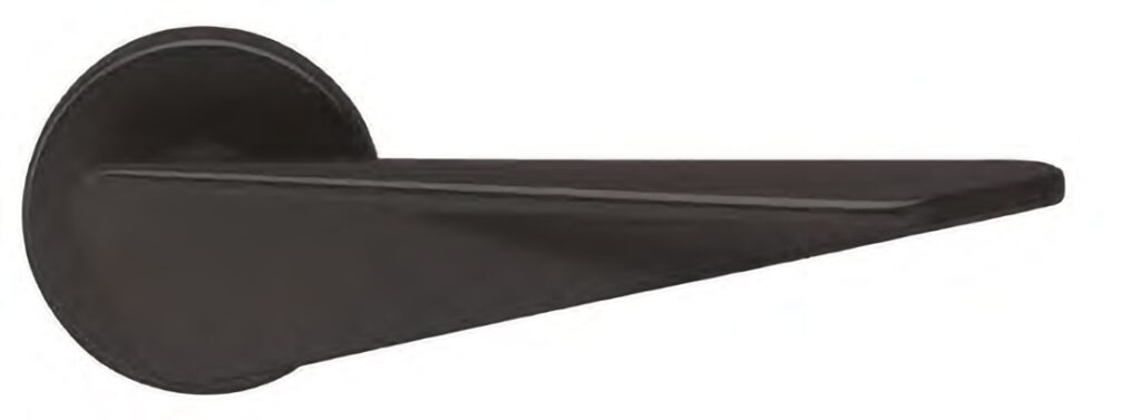 MORELLI Ручка дверная ZENIT R5 NERO-ST — Черный «soft-touch»