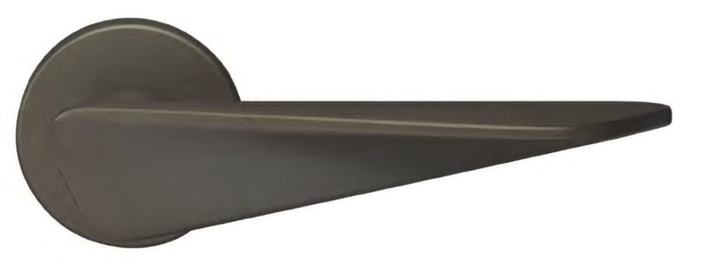 MORELLI ZENIT R6 ANT, ручка дверная на круглой розетке, цвет — антрацит