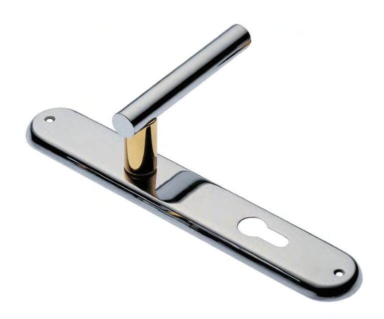 MORELLI CALLA PL COT, ручка на планке, цвет — хром/золото