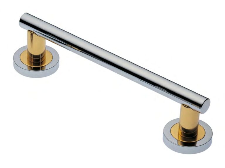 MORELLI Ручка-скоба CALLA PH 200MM COT, цвет — хром/золото