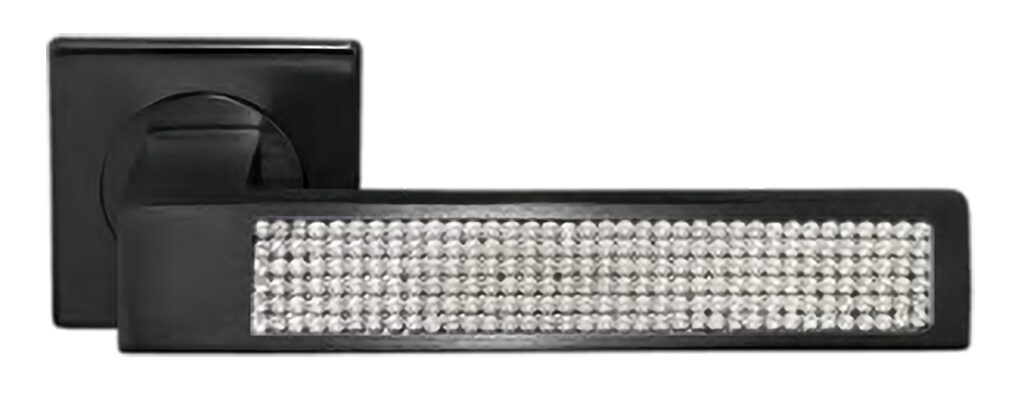 MORELLI Ручка дверная DOLCE VITA S1 NERO-ST — Черный «soft-touch»