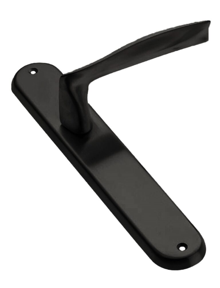 MORELLI WAVE PL NERO-ST, ручка на планке, цвет — Черный «soft-touch»