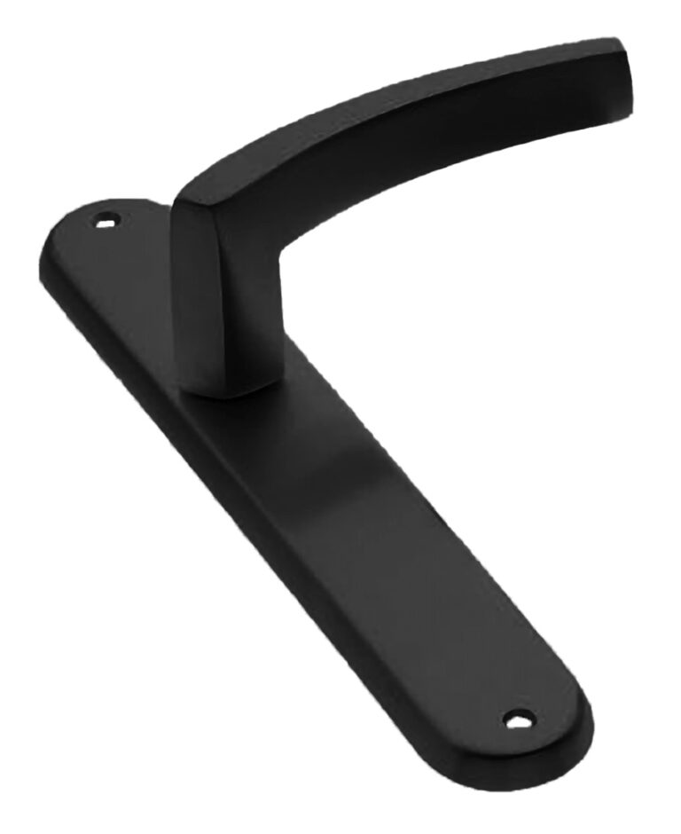 MORELLI WIND PL NERO-ST, ручка на планке, цвет — Черный «soft-touch»