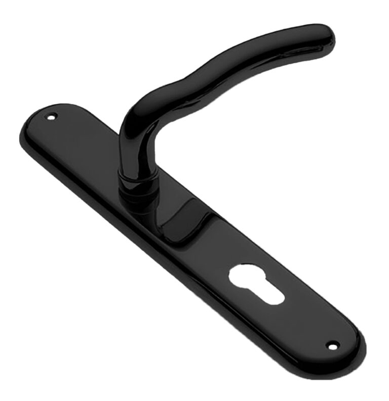 MORELLI SNAKE PL NERO-ST, ручка на планке, цвет — Черный «soft-touch»