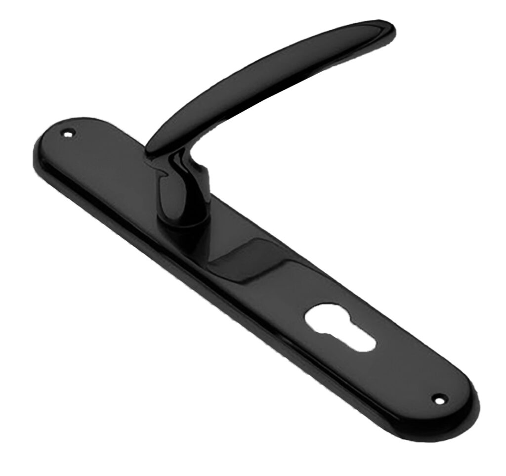 MORELLI FLAMINGO PL NERO-ST, ручка на планке, цвет — Черный «soft-touch»