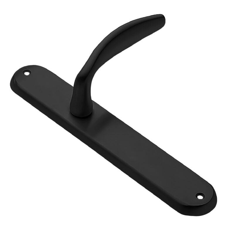 MORELLI MOGADOR PL NERO-ST, ручка на планке, цвет — Черный «soft-touch»