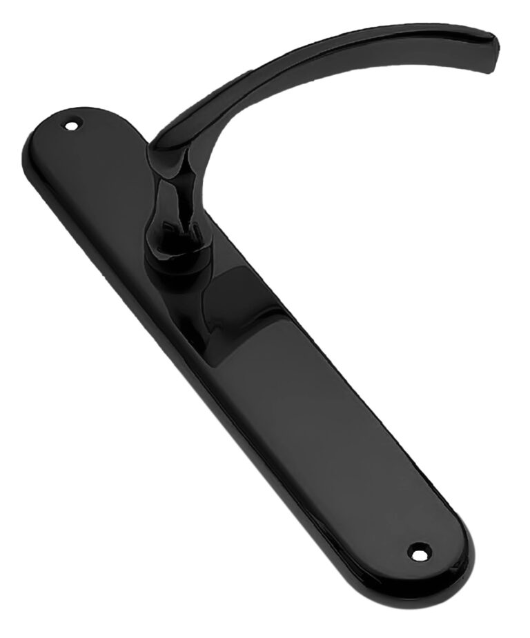 MORELLI ARCH PL NERO-ST, ручка на планке, цвет — Черный «soft-touch»