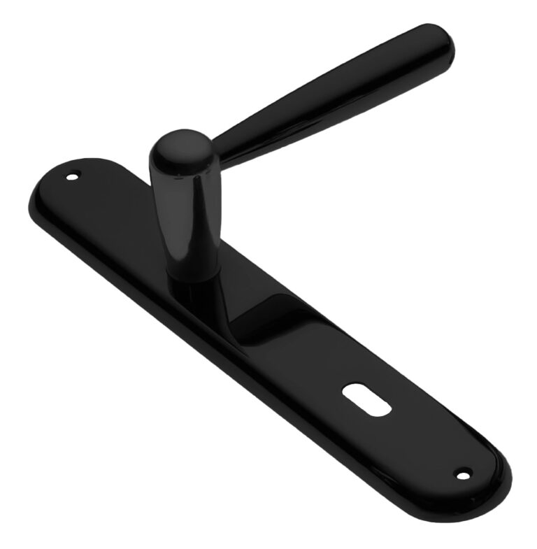 MORELLI PINOKKIO PL NERO-ST, ручка на планке, цвет — Черный «soft-touch»