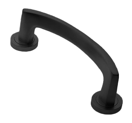 MORELLI Ручка-скоба WIND PH NERO-ST, цвет — Черный «soft-touch»