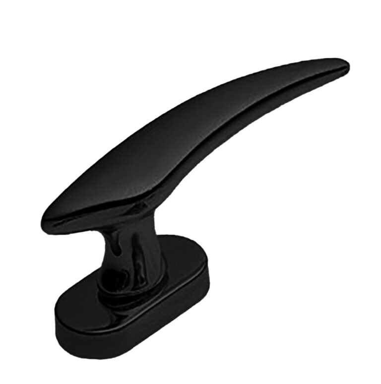 MORELLI Ручка оконная BOLID W1 NERO-ST, цвет — Черный «soft-touch»