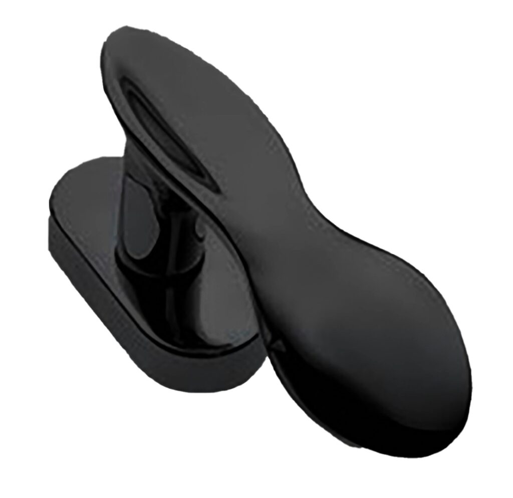MORELLI Ручка оконная LUNCH W1 NERO-ST, цвет — Черный «soft-touch»