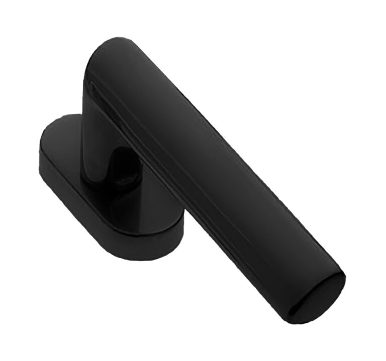 MORELLI Ручка оконная STELLA W1 NERO-ST, цвет — Черный «soft-touch»