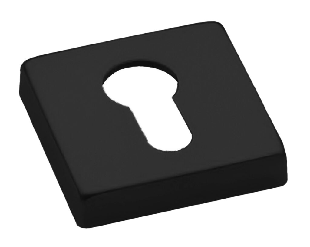 MORELLI LUX-KH-S4 NERO-ST, накладка на ключевой цилиндр, цвет — Черный «soft-touch»