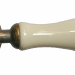 MORELLI CC-3 OBA/CHAMP, ручка дверная CERAMICA, цвет - античная бронза/шампань — дополнительное фото