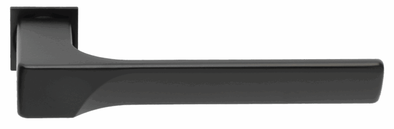 MORELLI FIORD-SM NERO, ручка дверная, с невидимой квадратной розеткой, цвет — черный