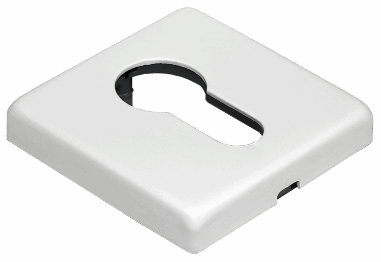 MORELLI LUX-KH-SQ BIA, накладка на евроцилиндр, цвет — белый