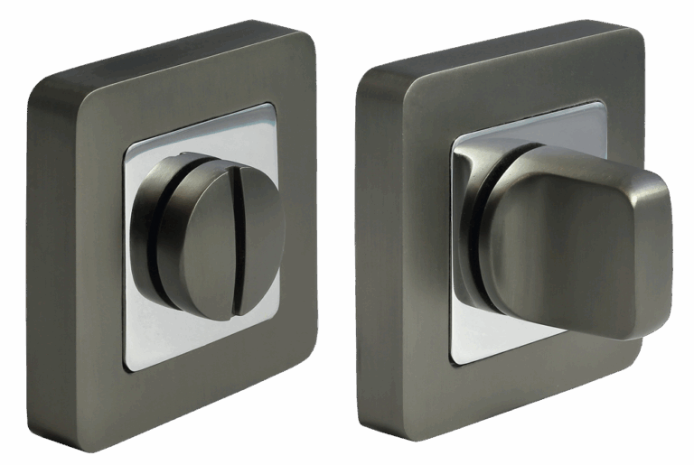 MORELLI MH-WC-S55 GR/PC, завертка сантехническая, цвет — графит/хром