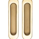 Комплект ручек для раздвижной двери без механизма SILLUR A-K05-V0 P.GOLD/S.GOLD (золото блестящее/матовое золото) — фото 2
